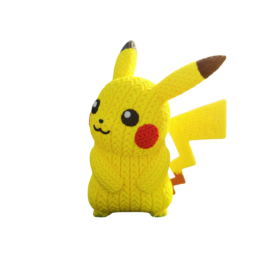 Pikachu estilo crochet